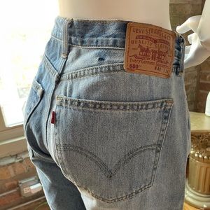 Custom Two Tone Levi’s High Wasted Jeans